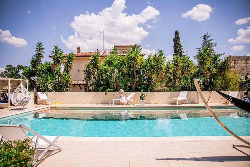Villa Laoconte Piscina, Jacuzzi E Biliardo Canicattì Екстериор снимка