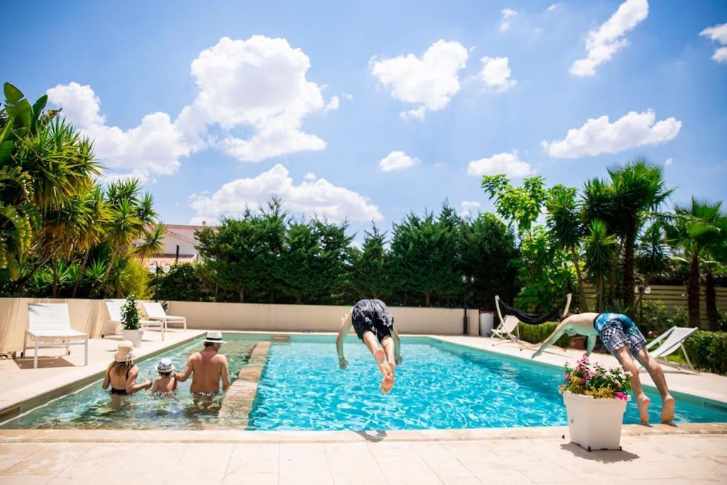 Villa Laoconte Piscina, Jacuzzi E Biliardo Canicattì Екстериор снимка